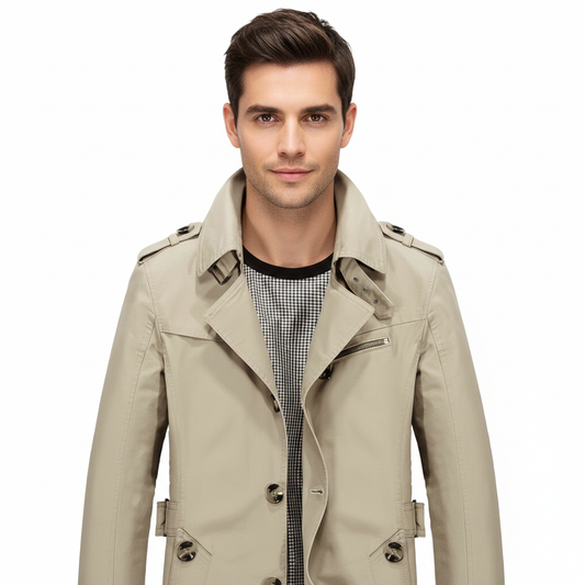 Men’s Windbreaker Jacket | Fleece-Lined