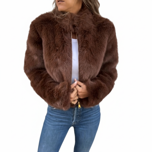 Women’s Zip-Up Jacket | High Collar