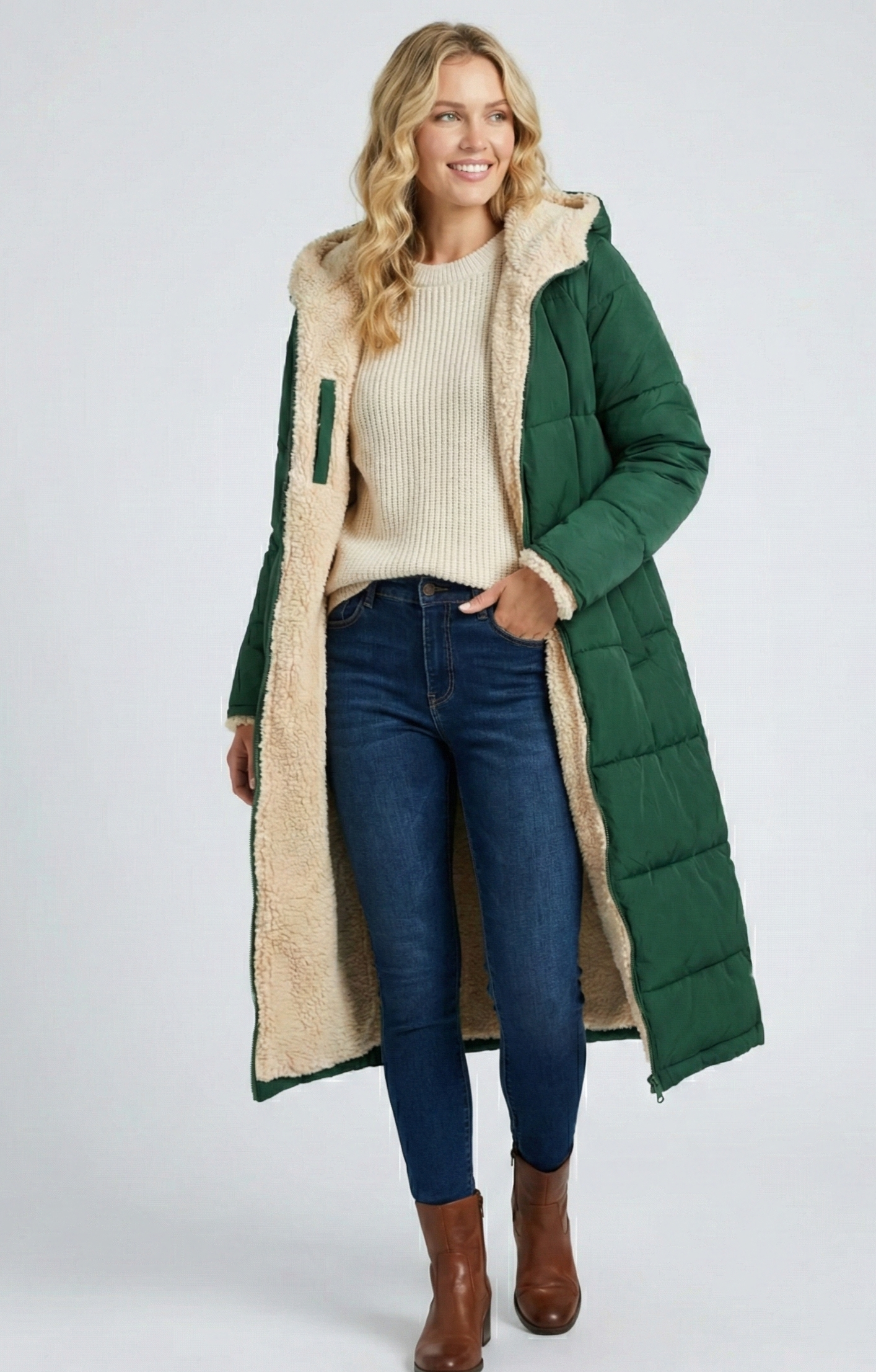 Women’s Trench Coat | Fleece Lined