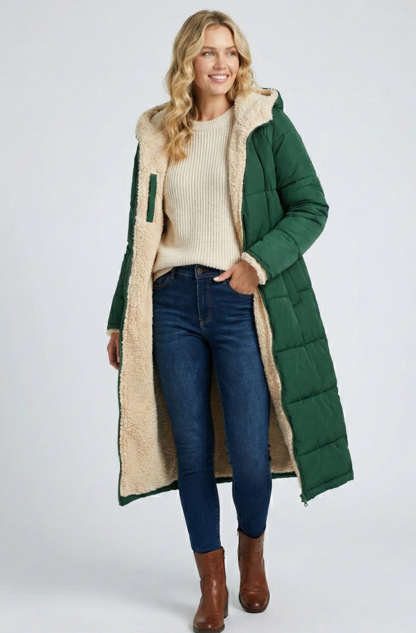 Women’s Trench Coat | Fleece Lined