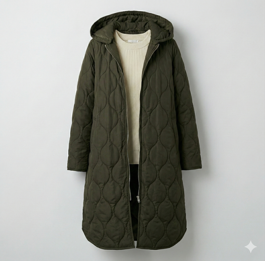 Women’s Hooded Longline Winter Coat