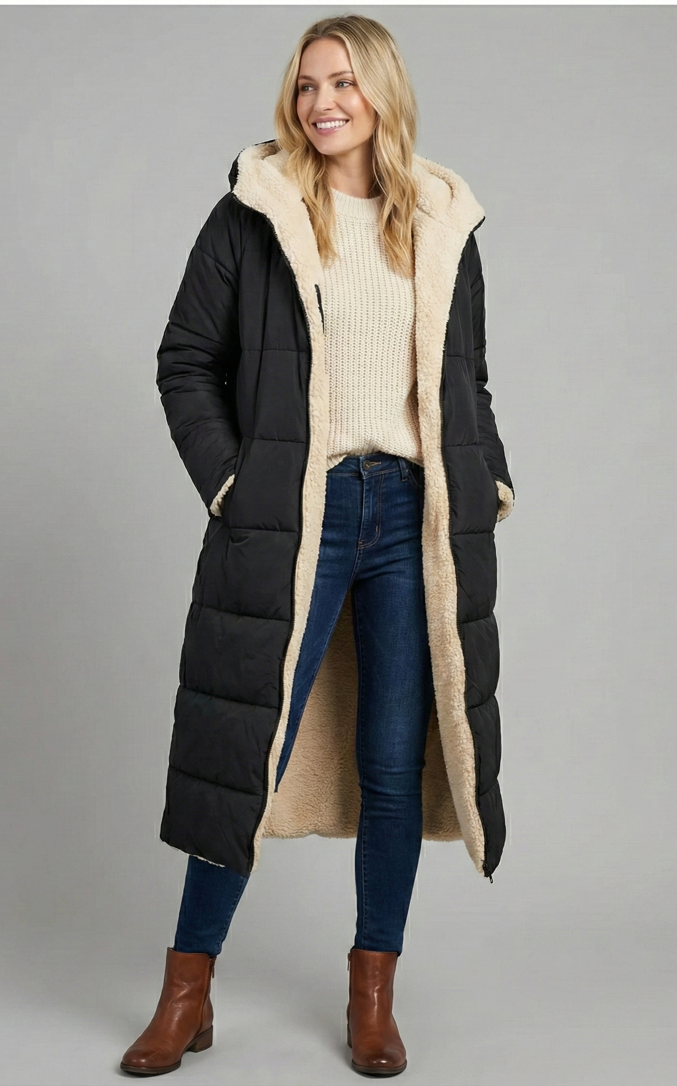 Women’s Trench Coat | Fleece Lined