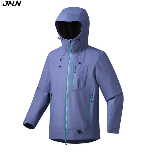 Unisex Waterproof Hooded Rain Jacket