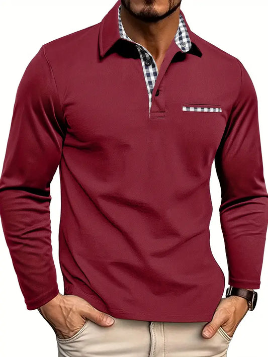 Men’s Long Sleeve Polo Shirt